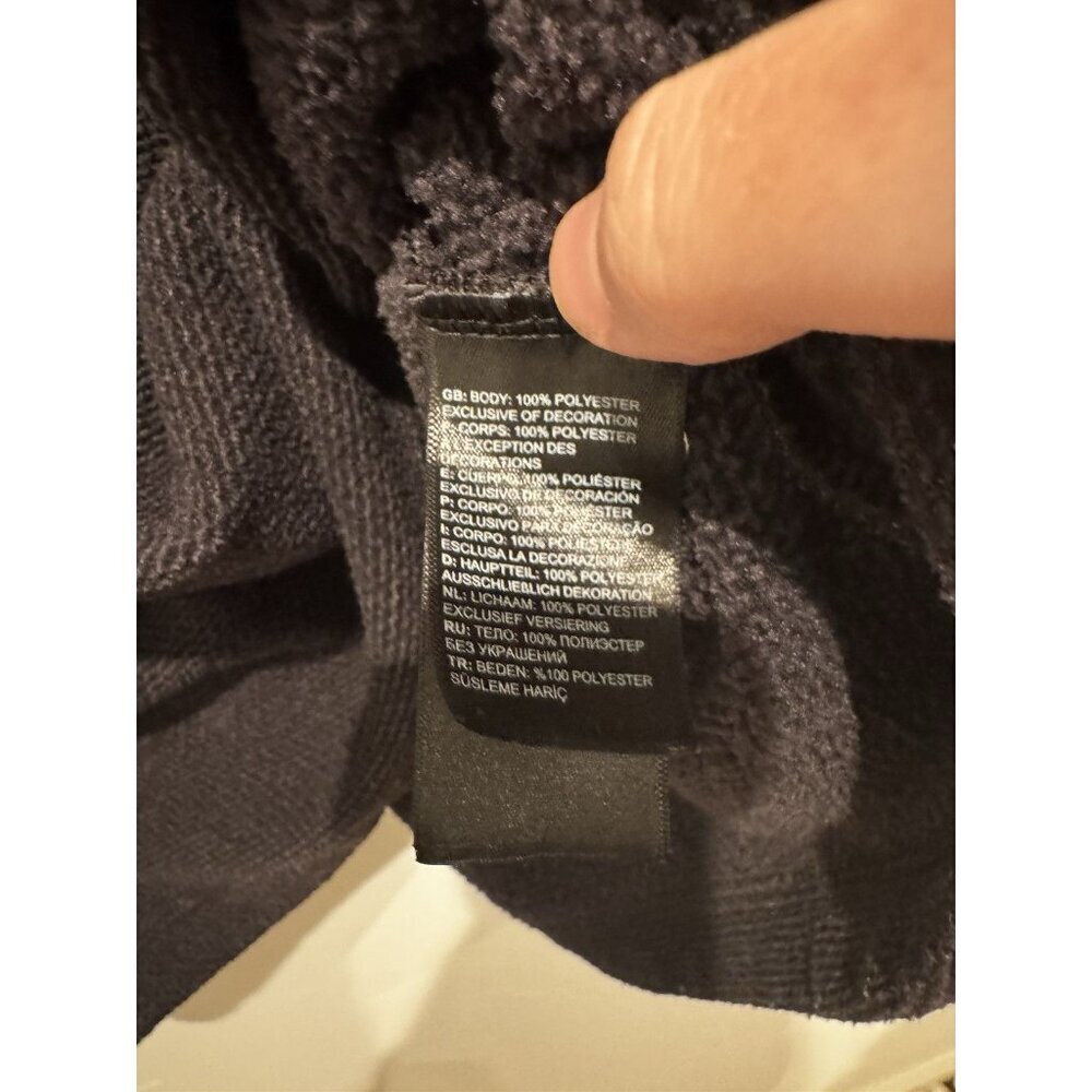 The North Face Men’s Textured Cap Rock 1/4 Zip Pullover Sweatshirt Black Small - Picture 9 of 10